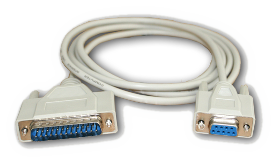 MicroPOS serial cable, 9F to 25M, 1.8 m, null modem – Kabli in dodatki
